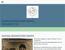 Tablet Screenshot of iglesiaunidosporcristo.com